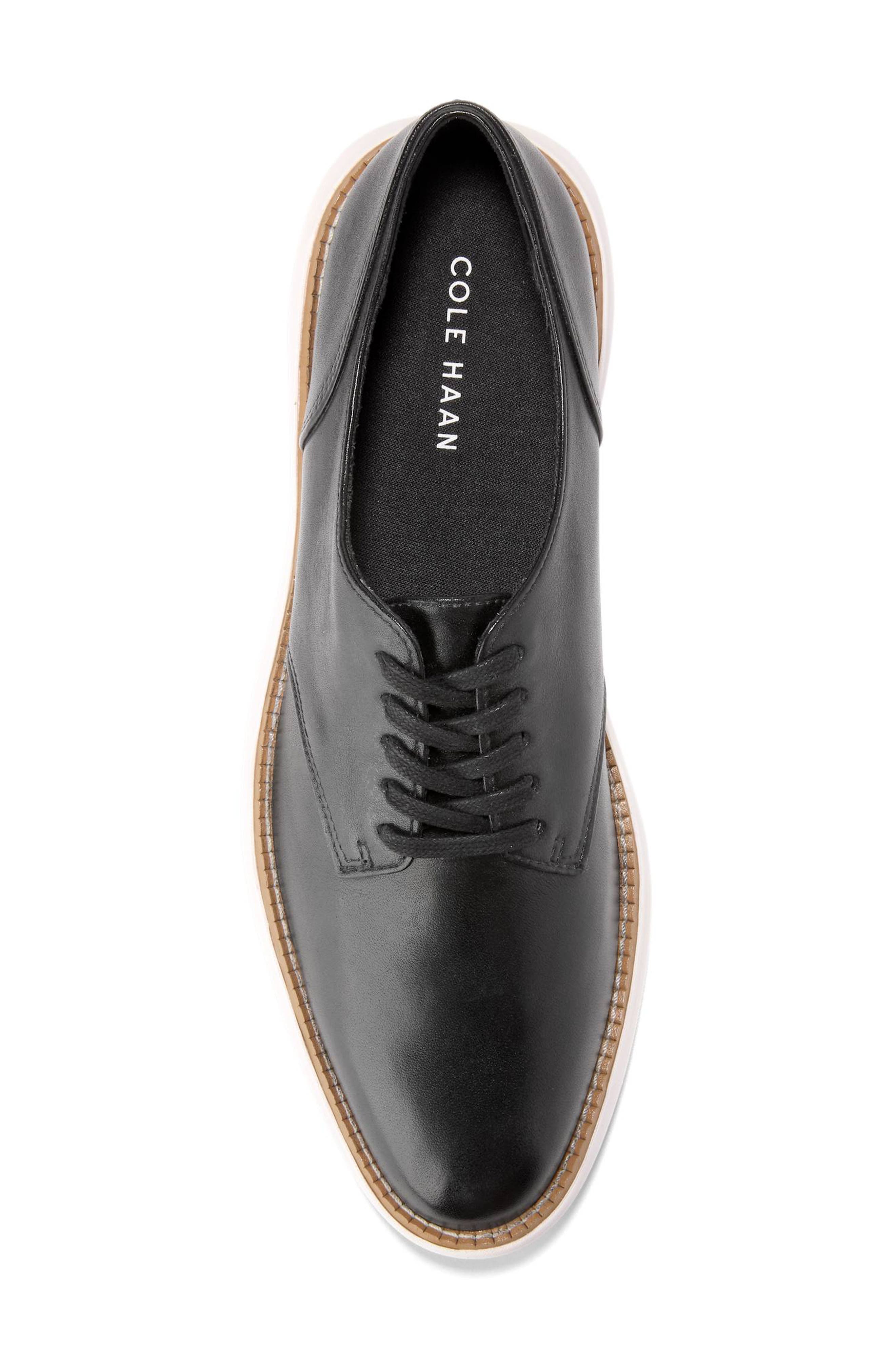 Cole Haan Grand Shadowlite Derby, Alternate, color, Black Leather