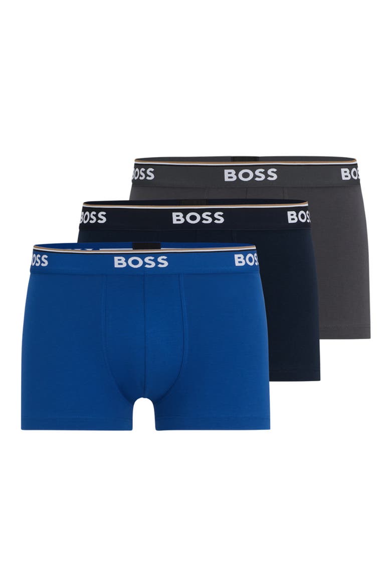 3-Pack Power Stretch Cotton Trunks, Alternate, color, OPEN BU