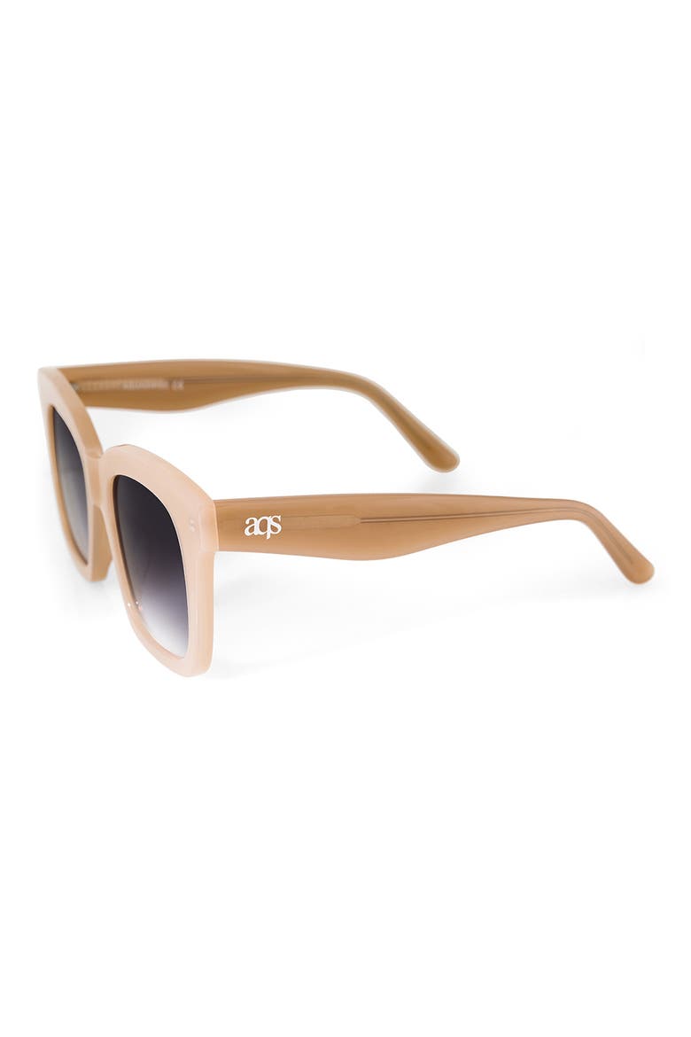 52mm Rumi Square Sunglasses, Alternate, color, BEIGE/ PURPLE