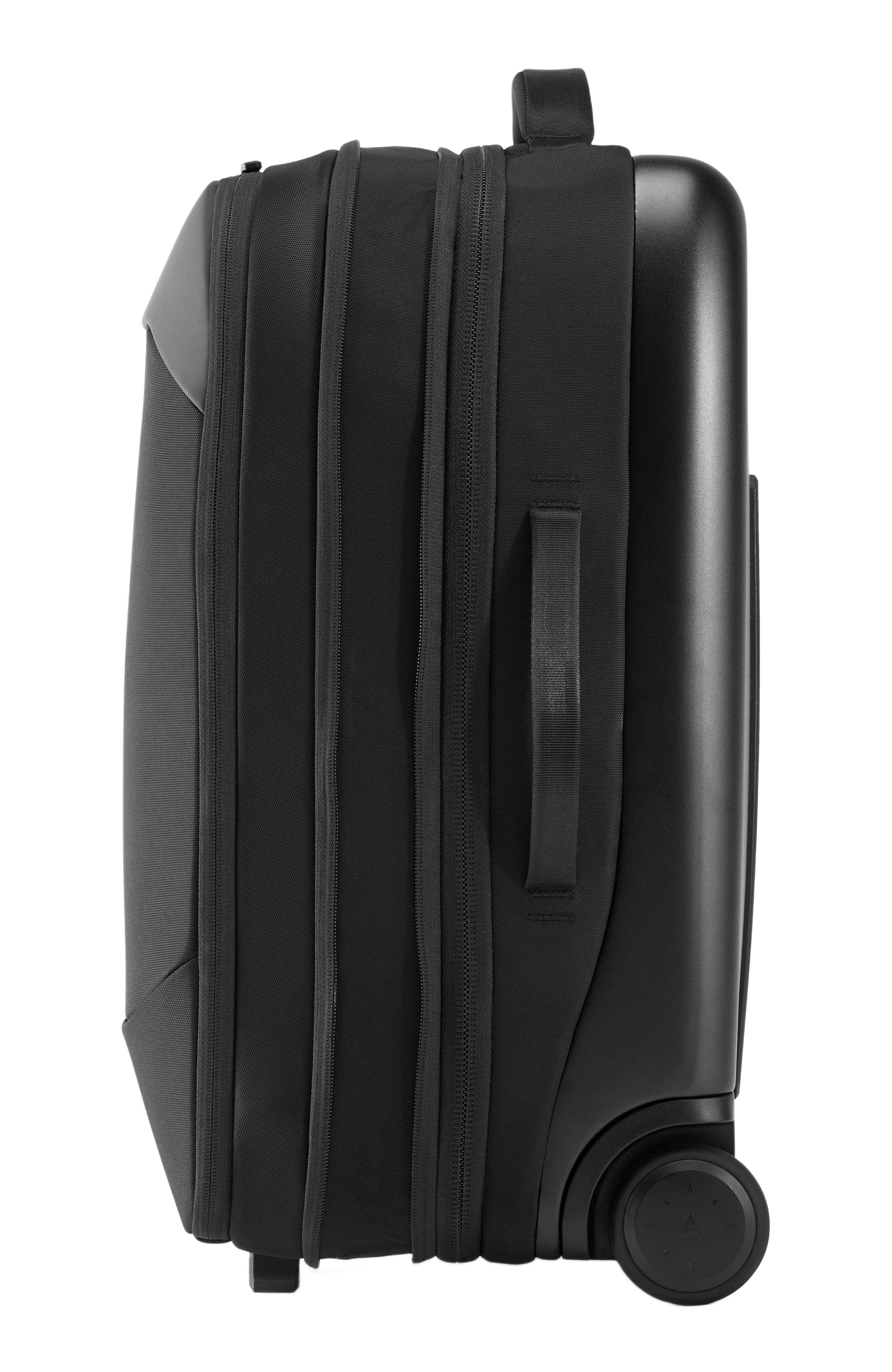 NOMATIC Carry-On 37L w/ 8L Built-In Expansion -- Premium  Roller Luggage, Alternate, color, Black
