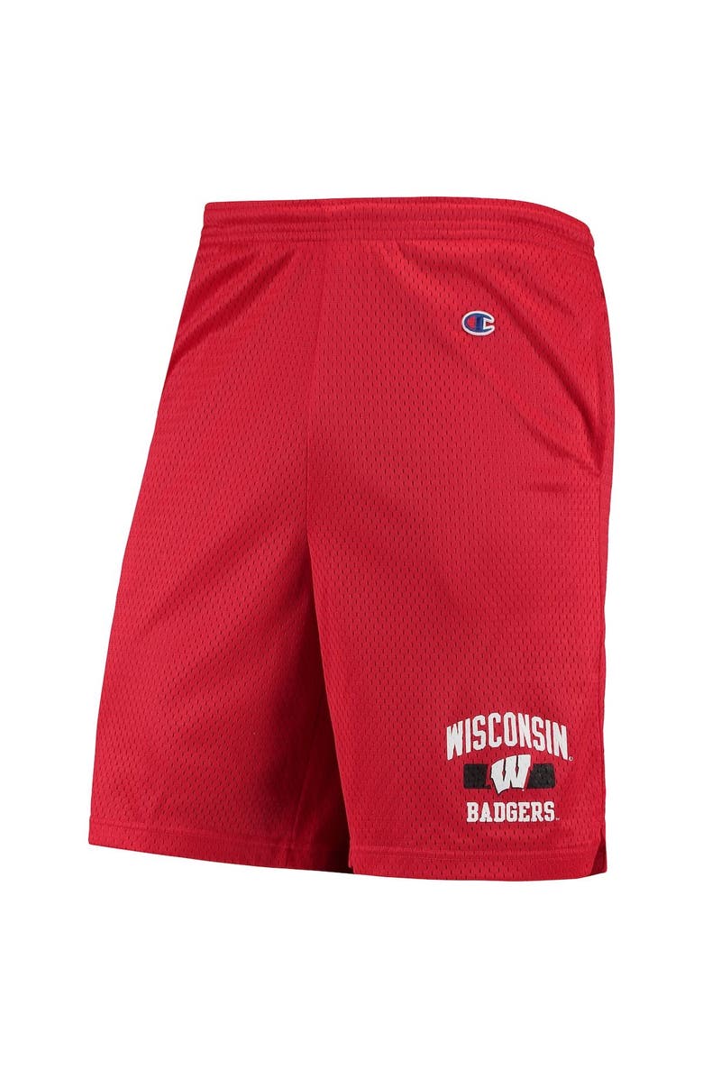 Champion Men's Champion Red Wisconsin Badgers Classic Shorts, Alternate, color,
