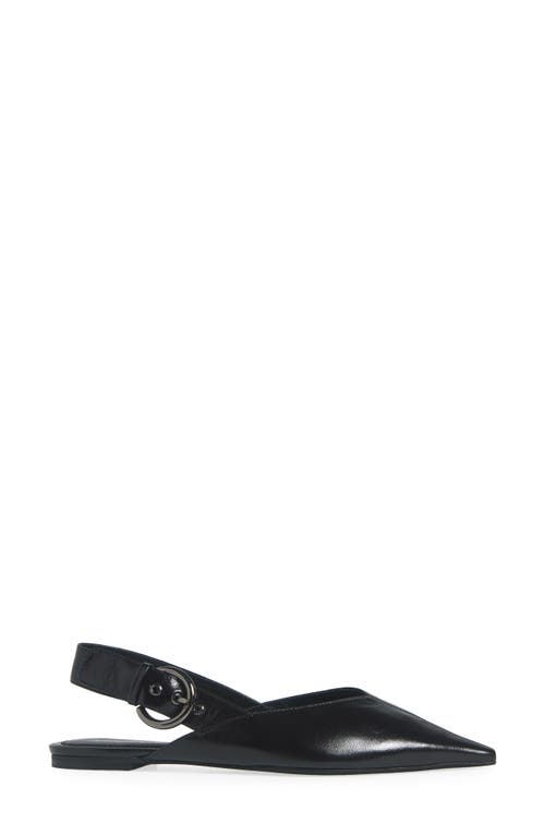 JEFFREY CAMPBELL JEFFREY CAMPBELL SCONE SLINGBACK POINTED TOE FLAT