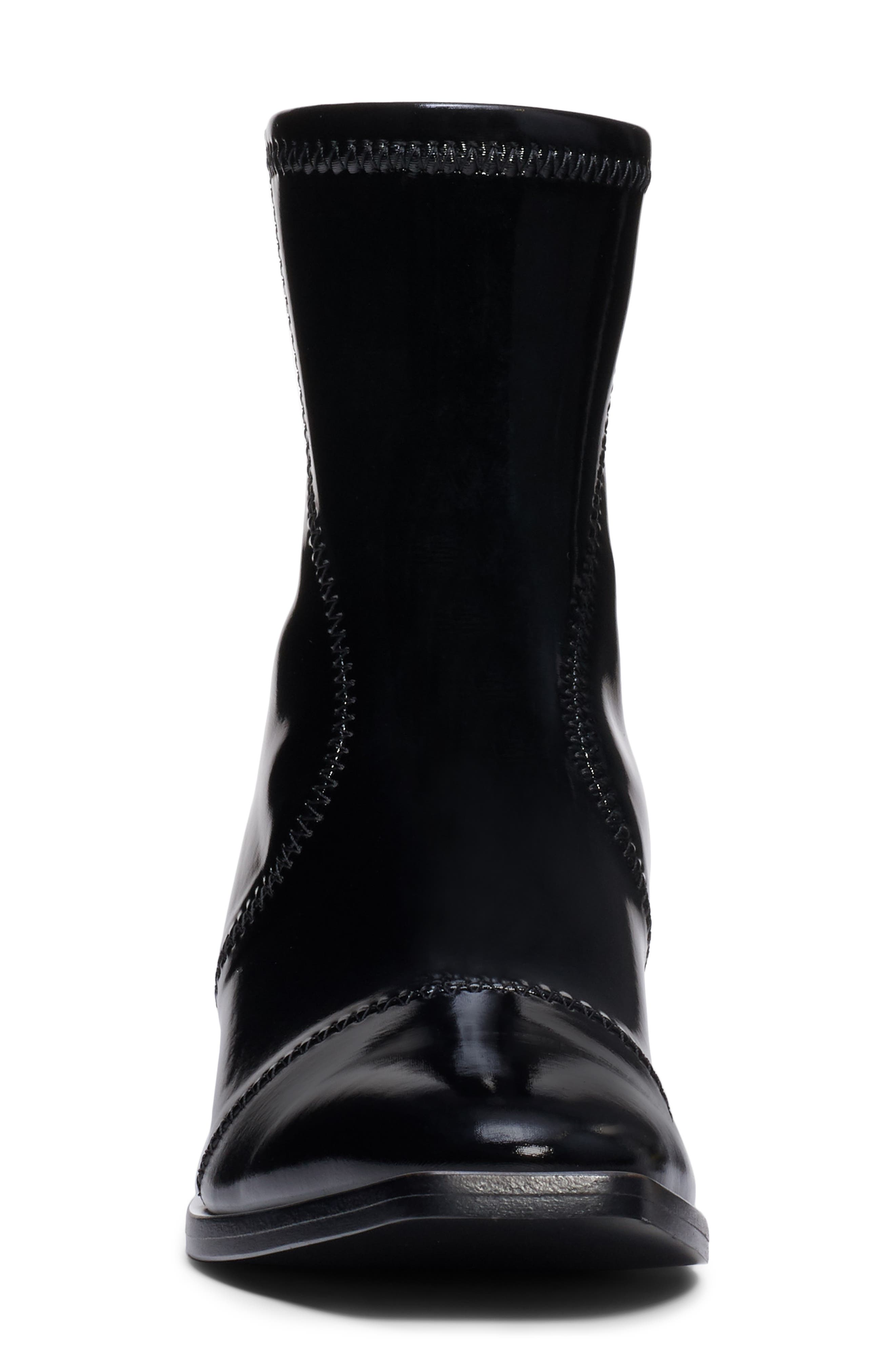 Fendi Tronchetto Stretch Bootie, Alternate, color, 