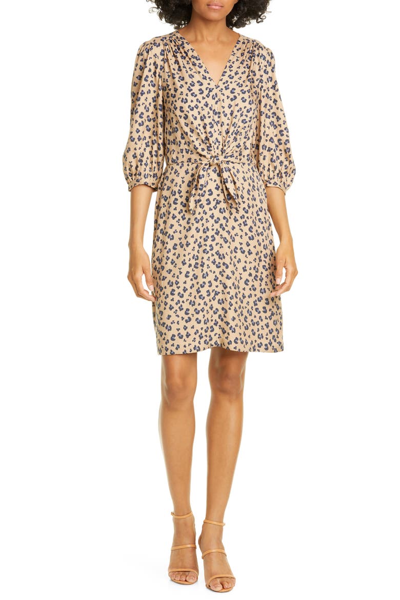 Cheetah Print Dress, Main, color, CAPPUCCINO COMBO