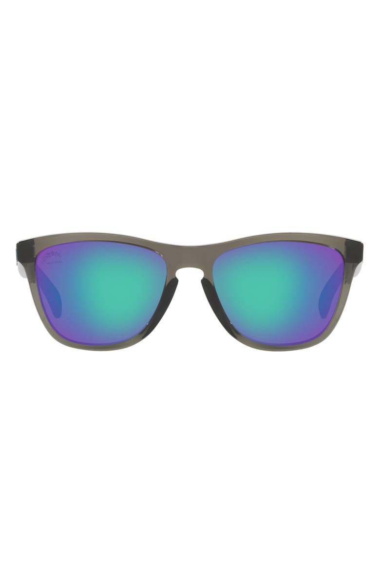 Oakley 54mm Prizm<sup>™</sup> Polarized Rectangular Sunglasses, Main, color,