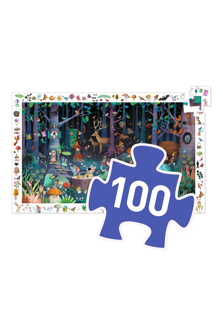 Observation Enchanted Forest 100-Piece Puzzle, Alternate, color, MULTI