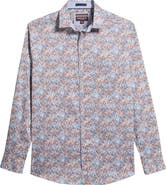 Johnston & Murphy Logan Print Button-Up Shirt