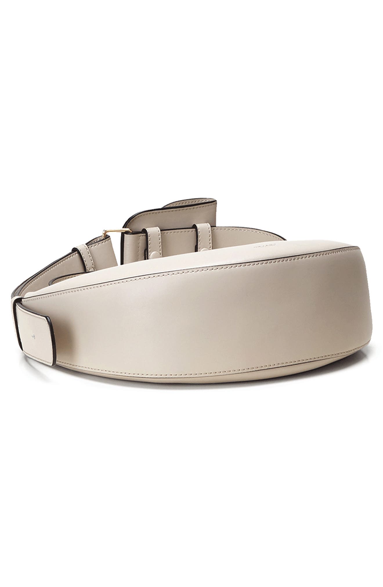Rookie Crescent Crossbody Bag, Alternate, color, CREAM