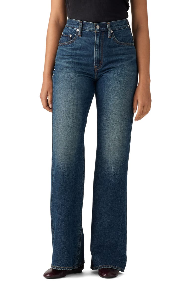 Cinch High Waist Flare Jeans, Main, color, HEALING HOUR