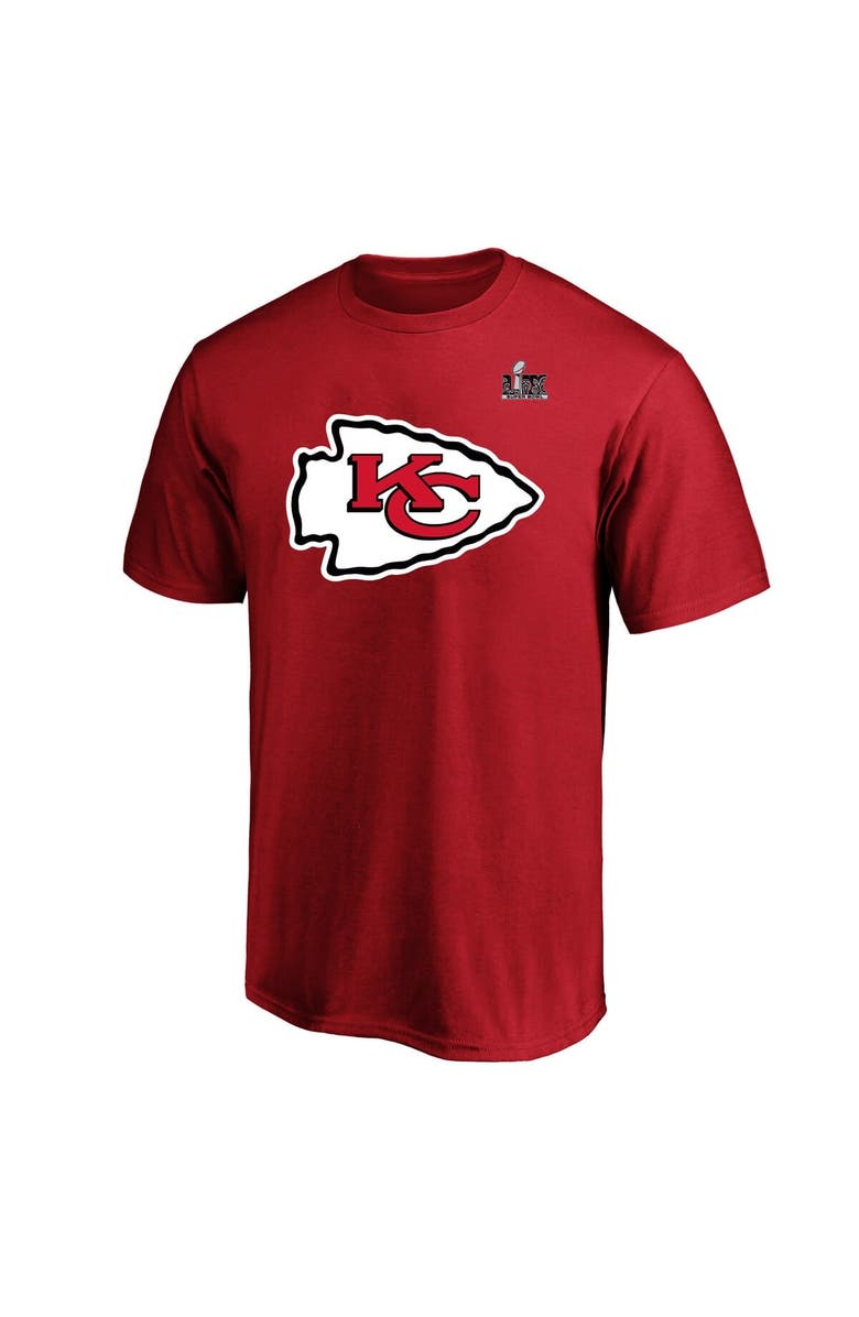 FANATICS Men's Fanatics Travis Kelce Red Kansas City Chiefs Super Bowl LIX Big & Tall Player Name & Number T-Shirt, Alternate, color, 