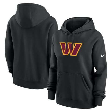 Women's Nike Black Washington Commanders Club Fleece Pullover Hoodie
