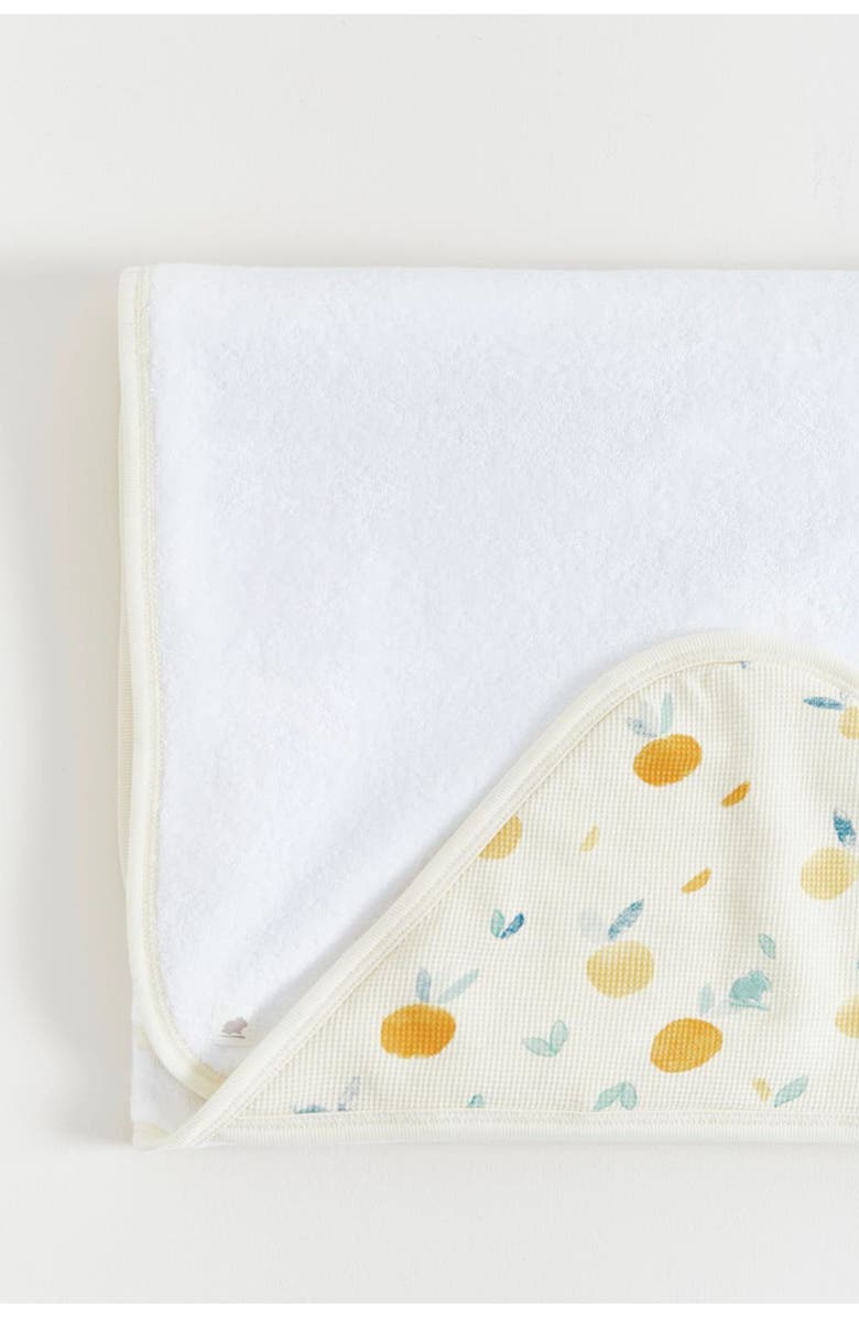 Babycottons Premium Cotton Nature Large Hooded Towel For Infant, Alternate, color,