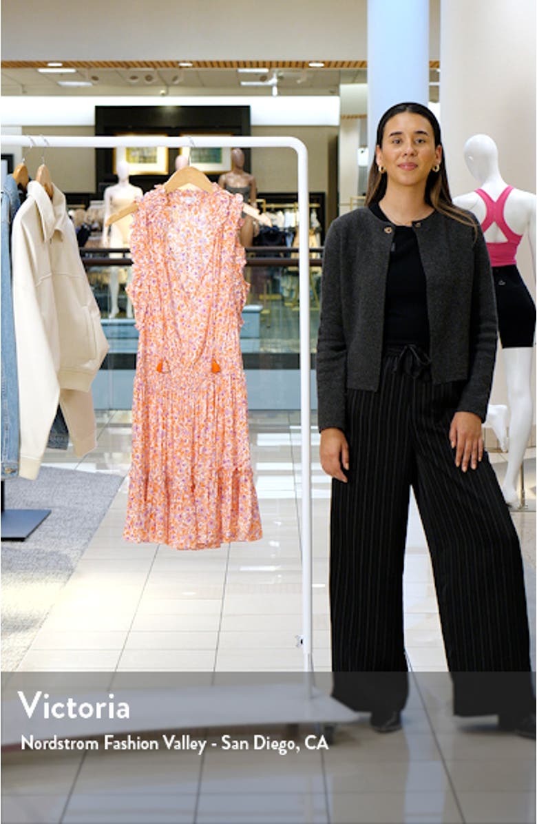 Triny Floral Cover-Up Minidress, sales video thumbnail