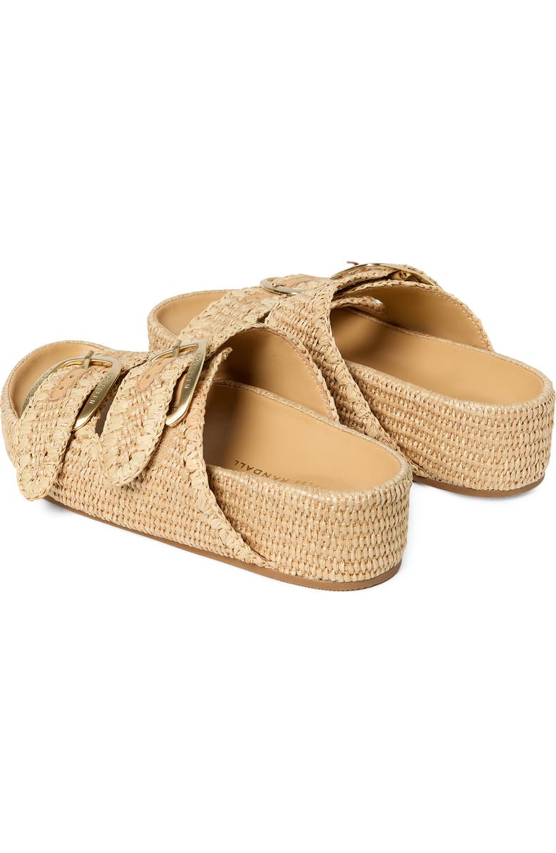 Loeffler Randall Nico Platform Wedge Slide Sandal, Alternate, color, Natural/ Natural