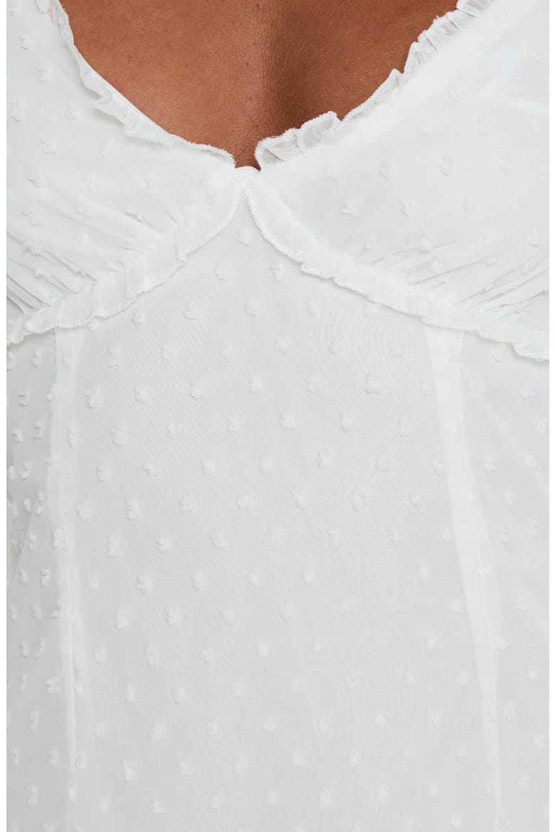 Angel Antics Halter Minidress, Alternate, color, WHITE
