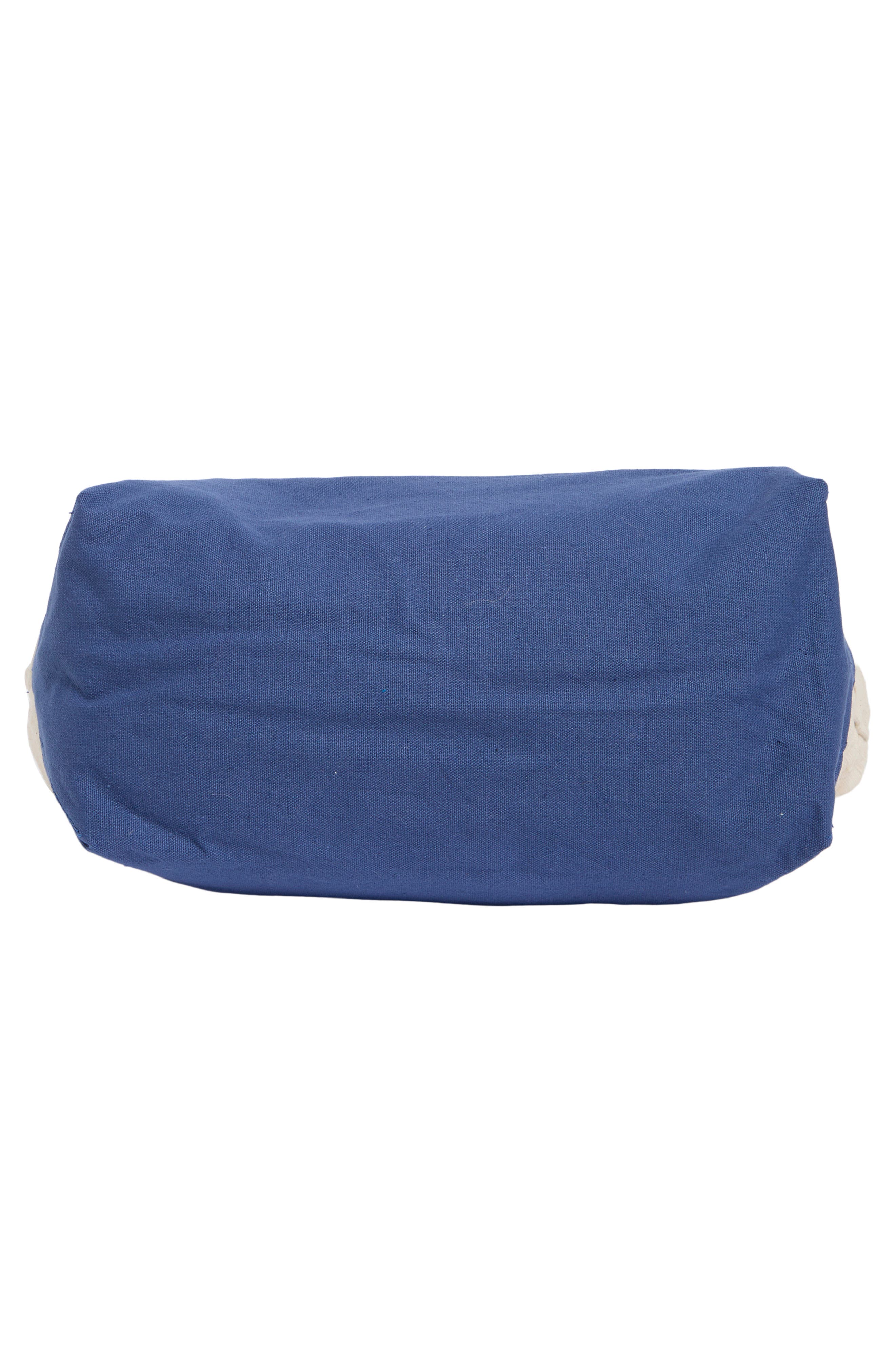 Collection XIIX Lobster Beaded Canvas Tote, Alternate, color, Blue