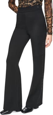 DKNY Pull-On Wide Leg Ponte Pants