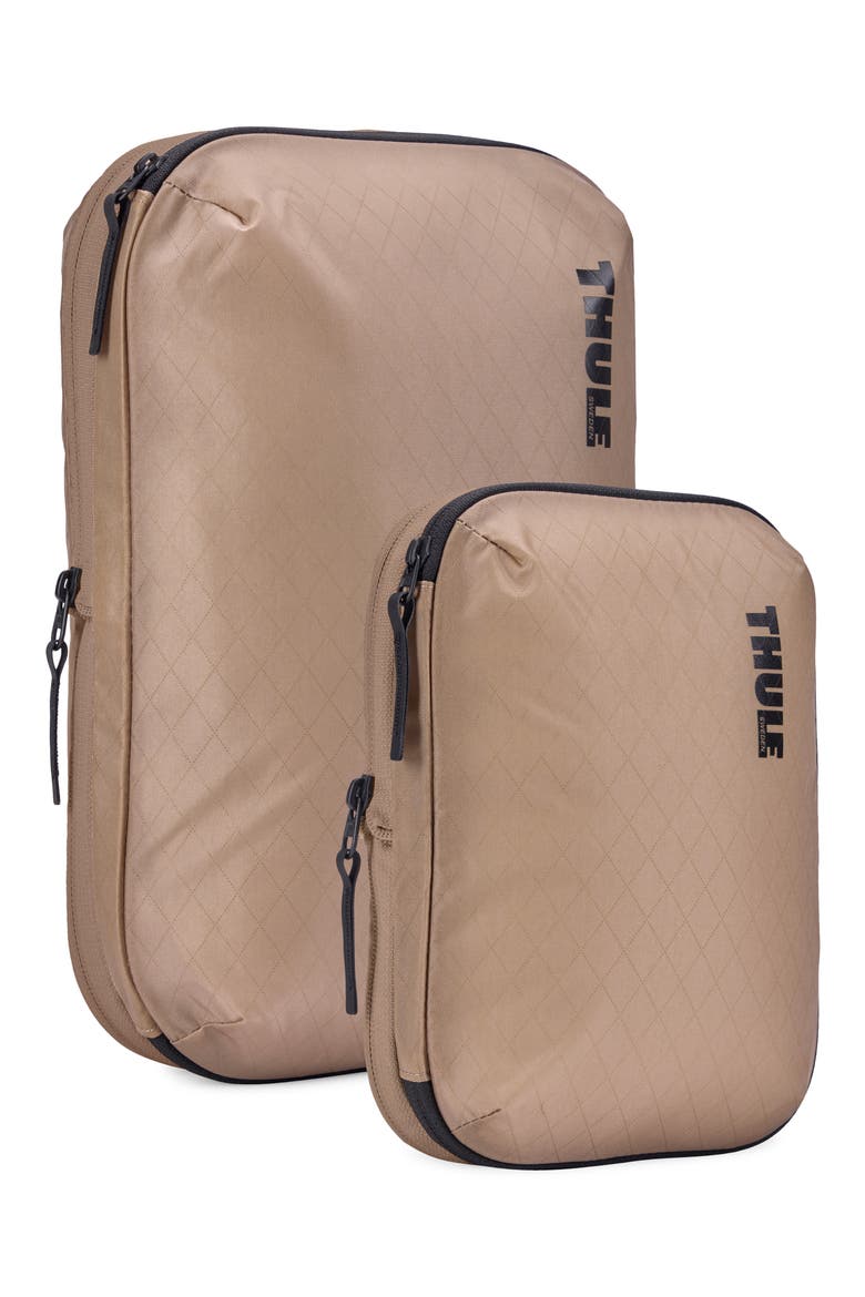Two-Piece Compression Packing Cube Luggage Set, Main, color, GENTLE BEIGE