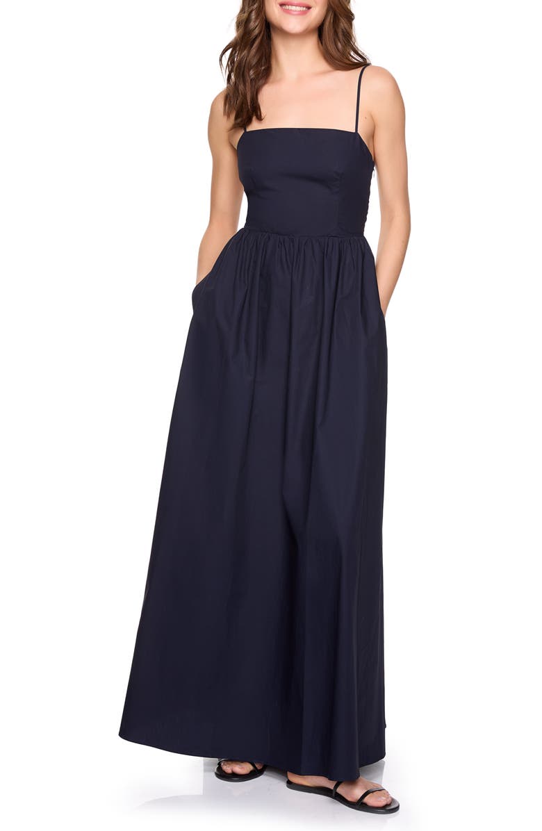 Susana Monaco Poplin Maxi Dress, Main, color, 