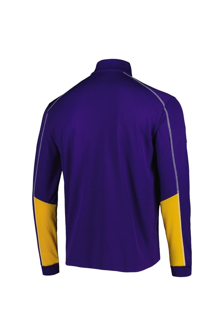 Men's Columbia Purple LSU Tigers Shotgun 2.0 Omni-Wick Quarter-Zip Jacket, Alternate, color, Purple