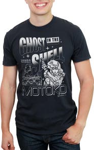 Ghost in the Shell Stand Alone Complex Men's Ghost in the Shell Stand Alone Complex Motoko Poster Graphic T-Shirt
