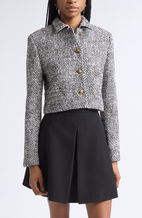 Wool Blend Bouclè Jacket