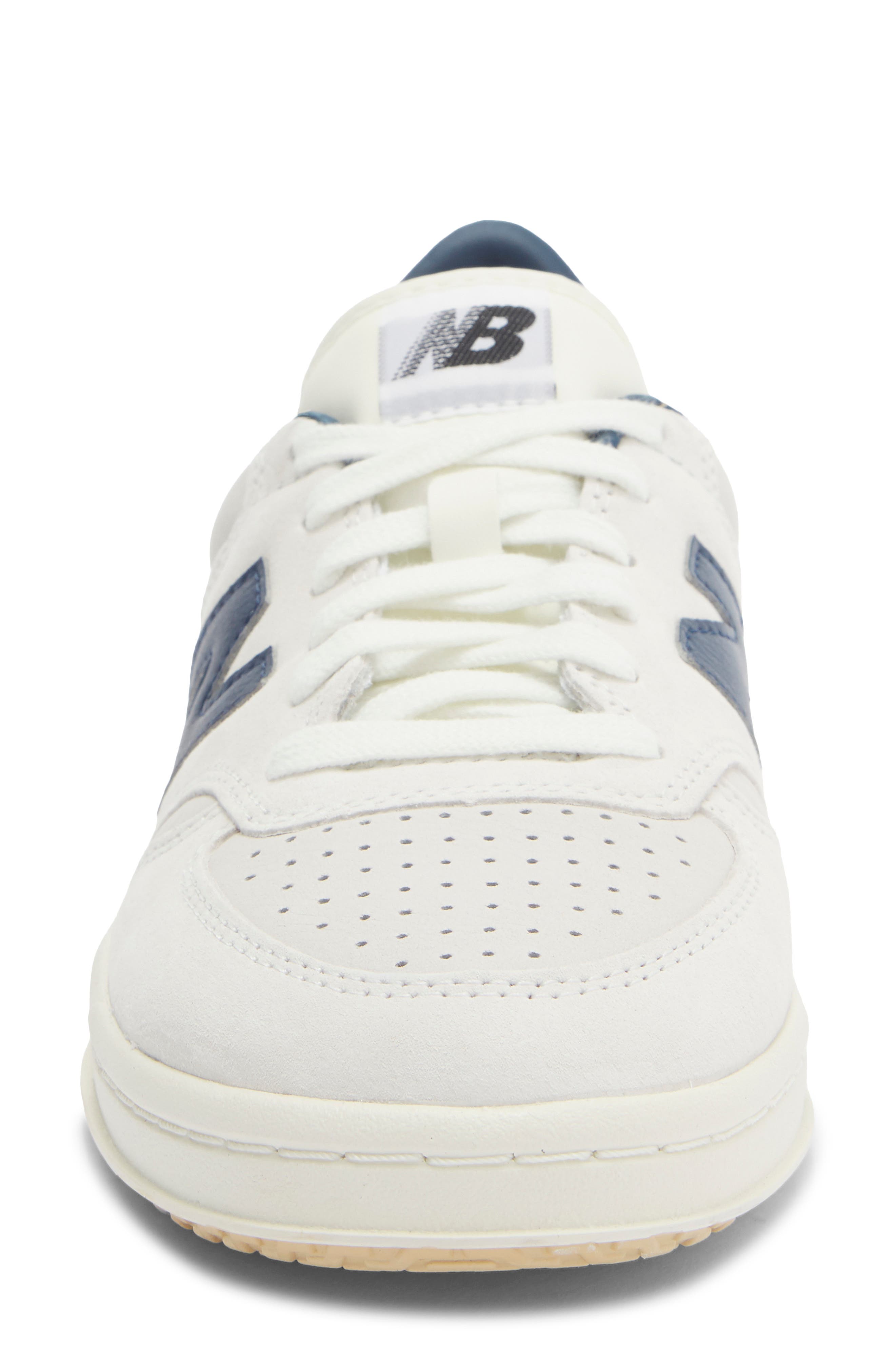 New Balance Gender Inclusive T500 Tennis Sneaker, Alternate, color, Reflection/Nb Navy