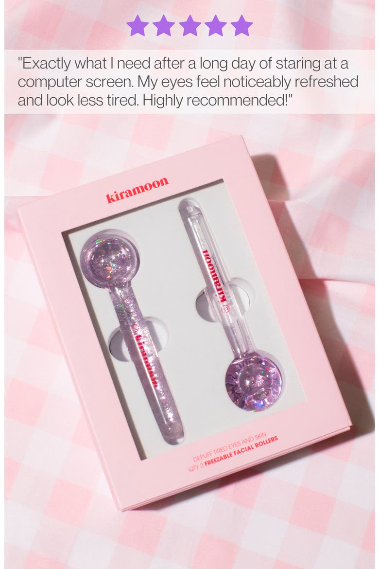 Moon Globes Freezable Facial Massagers, Alternate, color, PINK