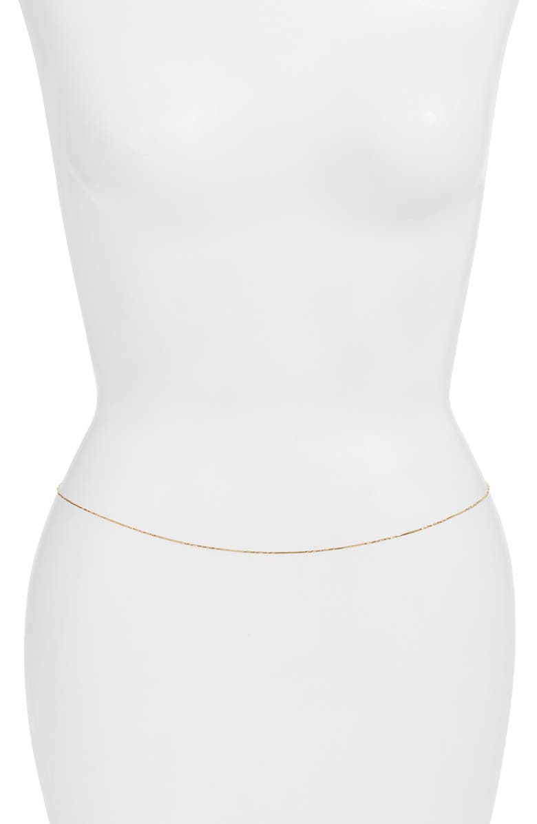 Set & Stones Lucia Belly Chain, Main, color, Gold