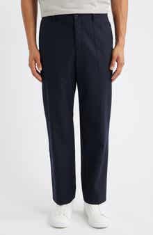 BOSS Pitt Patch Virgin Wool Straight Leg Pants