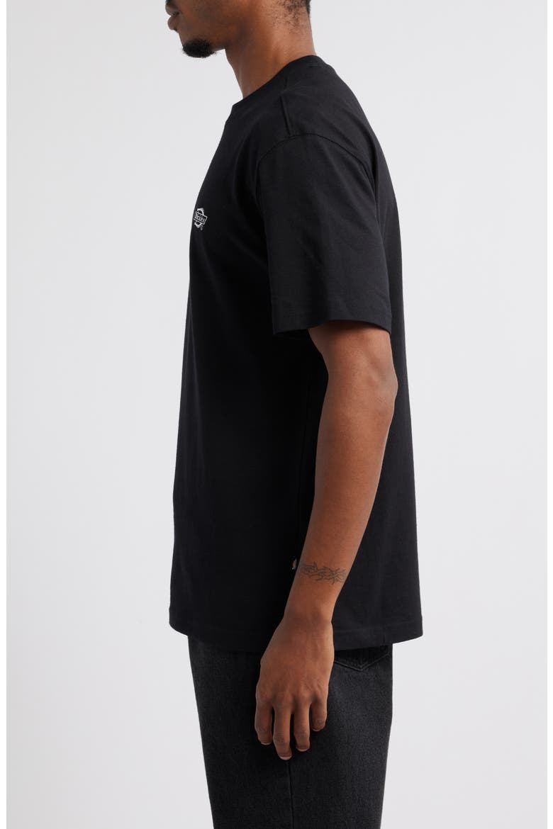 Summerdale Logo Cotton Graphic T-Shirt, Alternate, color, BLACK