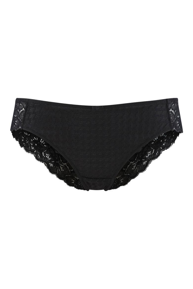 Envy Lace Hipster Briefs, Alternate, color, BLACK