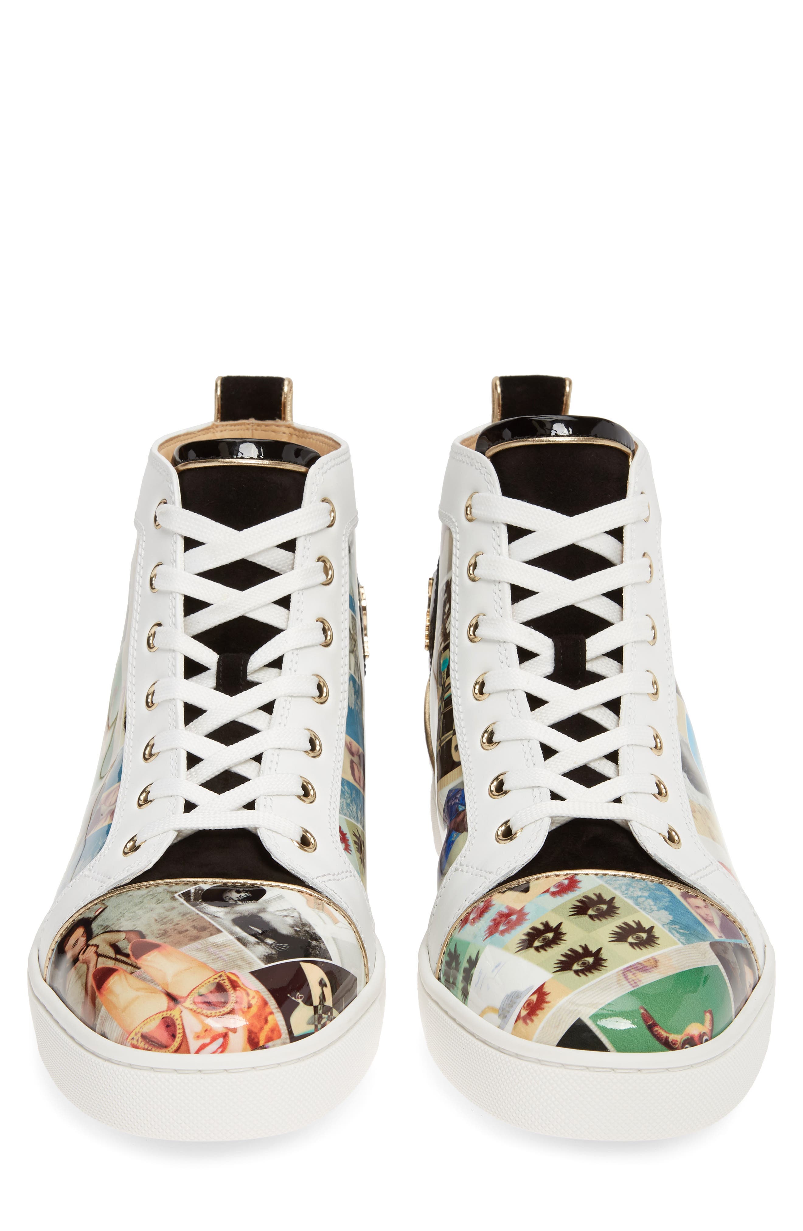 Christian Louboutin Louis Orlato High Top Sneaker, Alternate, color, 