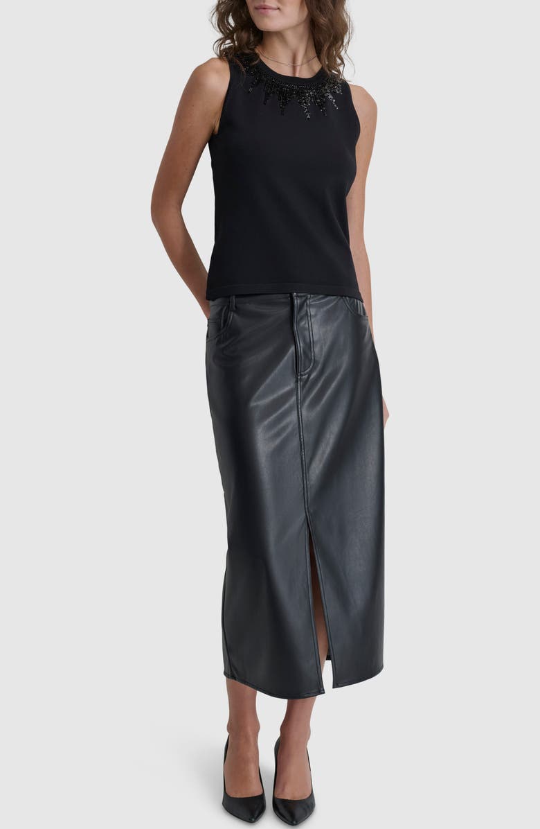 DKNY Sequin Knit Tank, Alternate, color, 