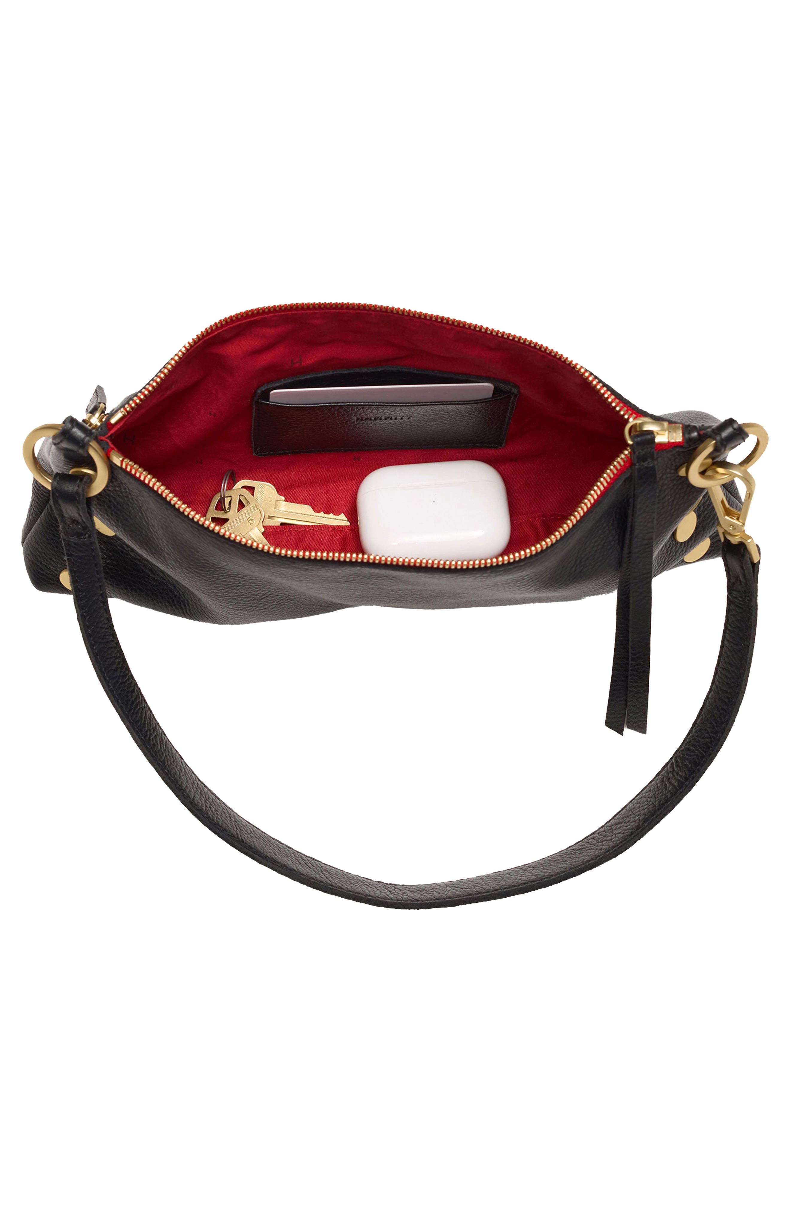 HAMMITT Kyle Shoulder Bag, Alternate, color, Black/ Brushed Gold