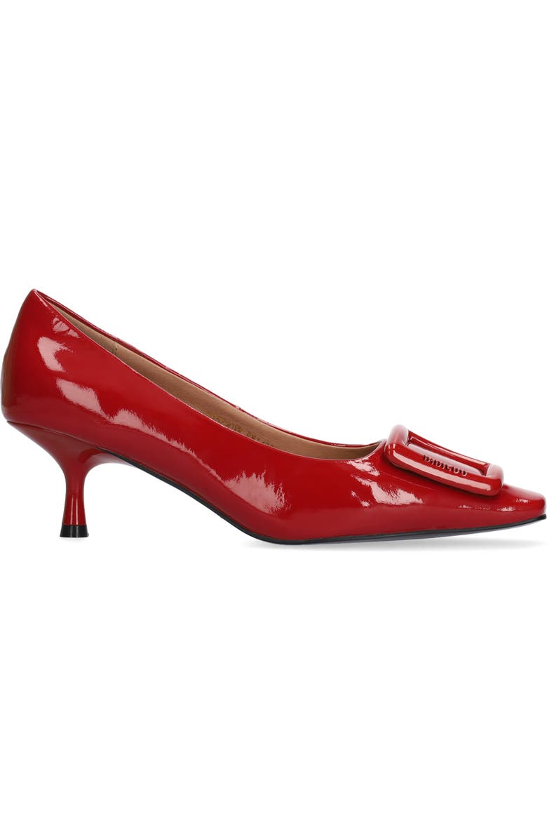 Bibi Lou Poznan Buckle Pump, Alternate, color, Rojo