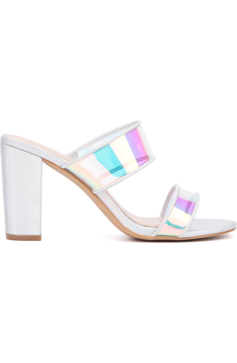 Fashion to Figure Berlynne Sandal - Wide Width, Alternate, color, White Multi