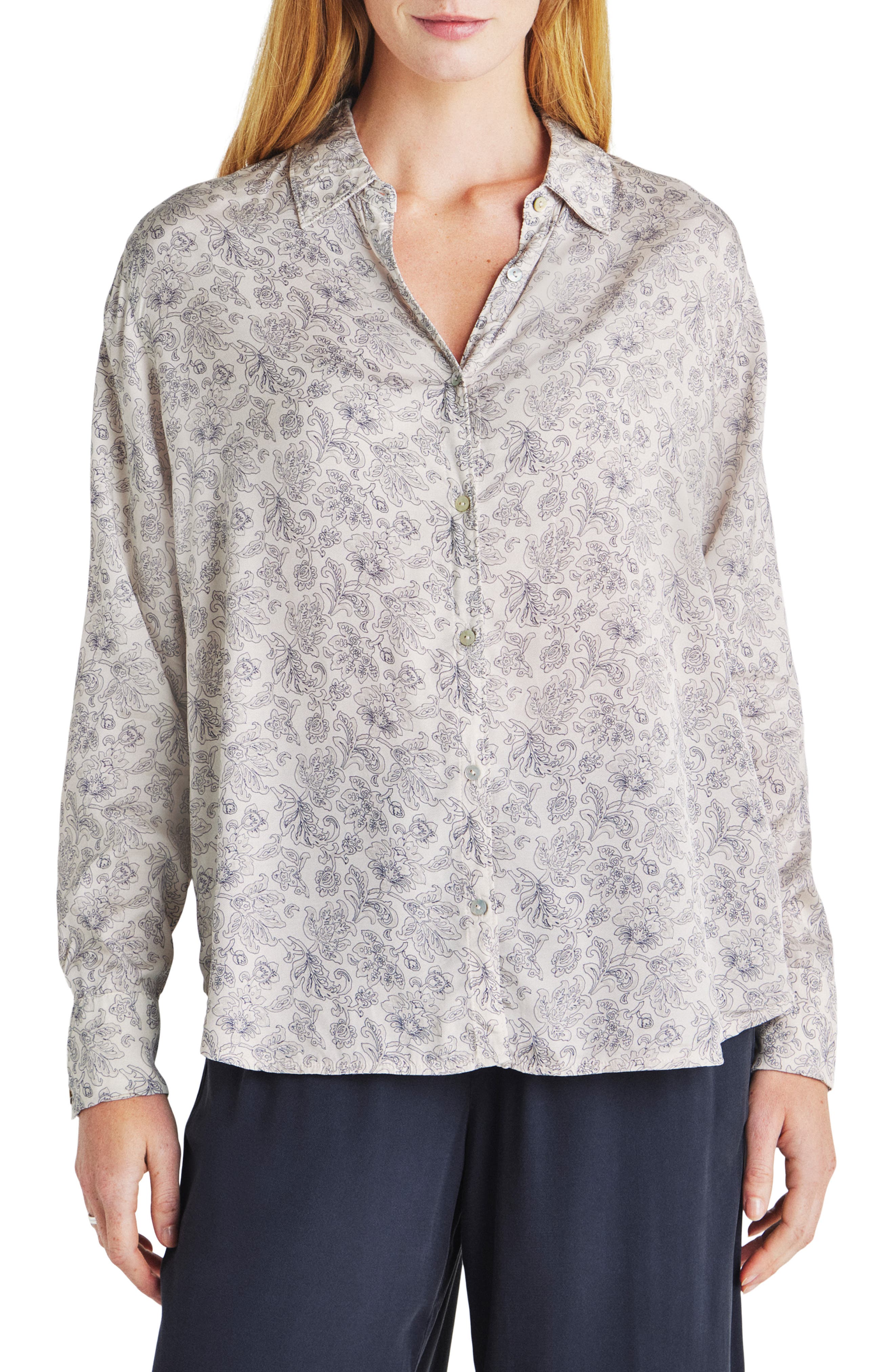 Mackenzie Paisley Print Blouse