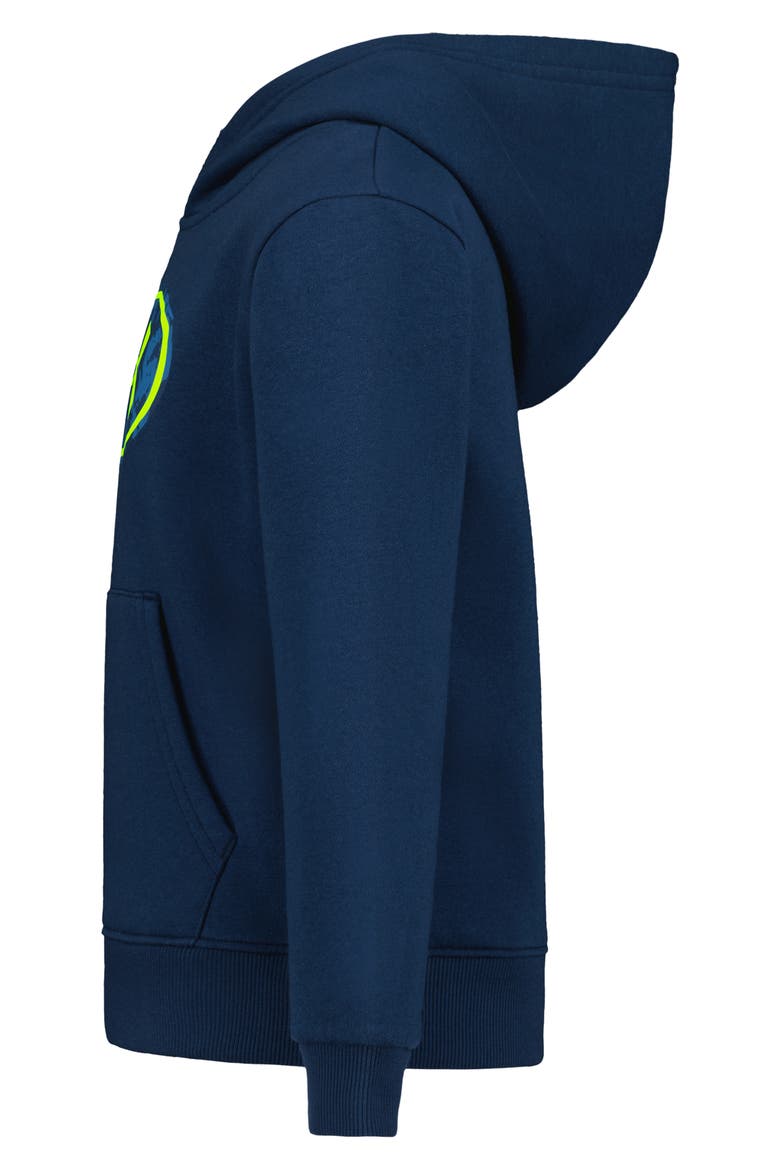 Kids' Rival Fleece Graphic Hoodie, Alternate, color, BLACKOUT NAVY