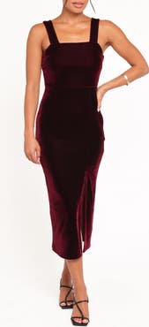 Petal & Pup Hyatt Square Neck Sleeveless Midi Dress