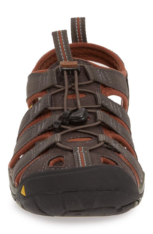 Keen 'clearwater Cnx' Sandal In Raven/tortoise Shell