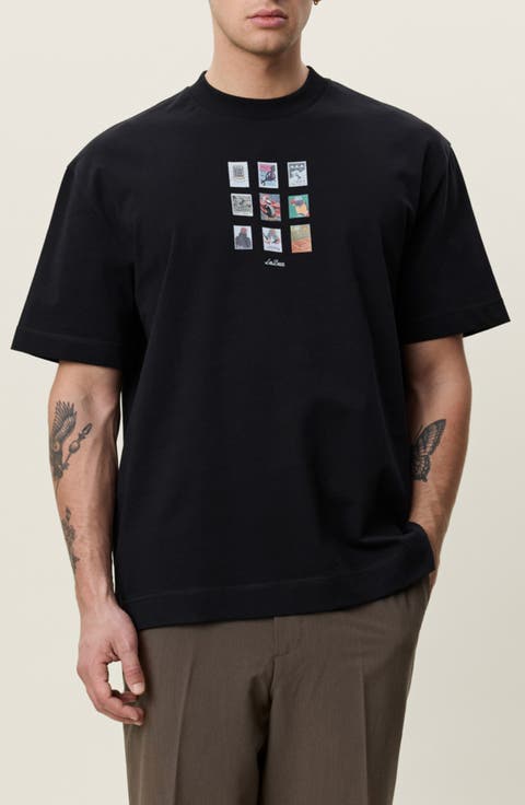 Stamp Organic Cotton Graphic T-Shirt