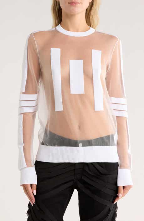 Helmut Lang Astro Sheer Mesh Sweater