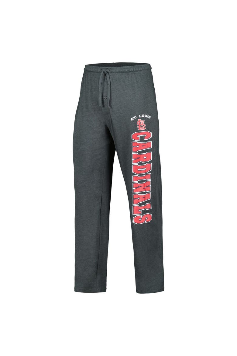 Men's Concepts Sport Charcoal/Red St. Louis Cardinals Meter T-Shirt & Pants Sleep Set, Alternate, color, Charcoal