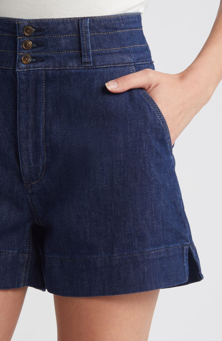 PAIGE Dani High Waist Denim Shorts, Alternate, color, Emersyn