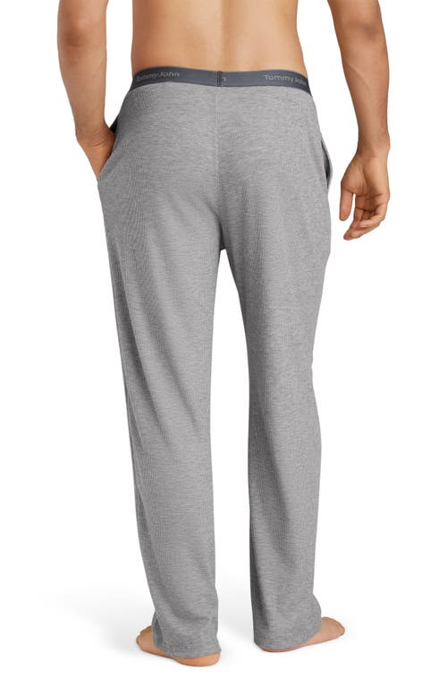 Tommy John Waffle Knit Lounge Pants In Gray