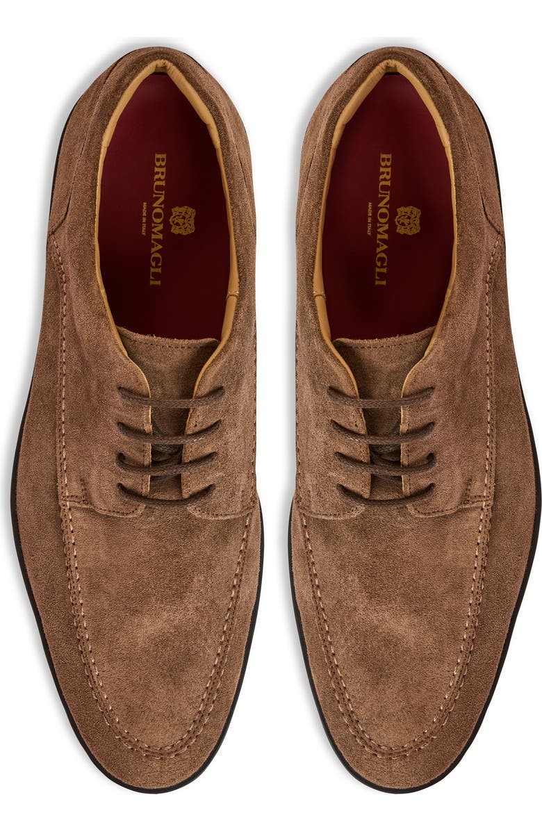 Bruno Magli Perseo Apron Toe Derby, Alternate, color, Taupe Suede