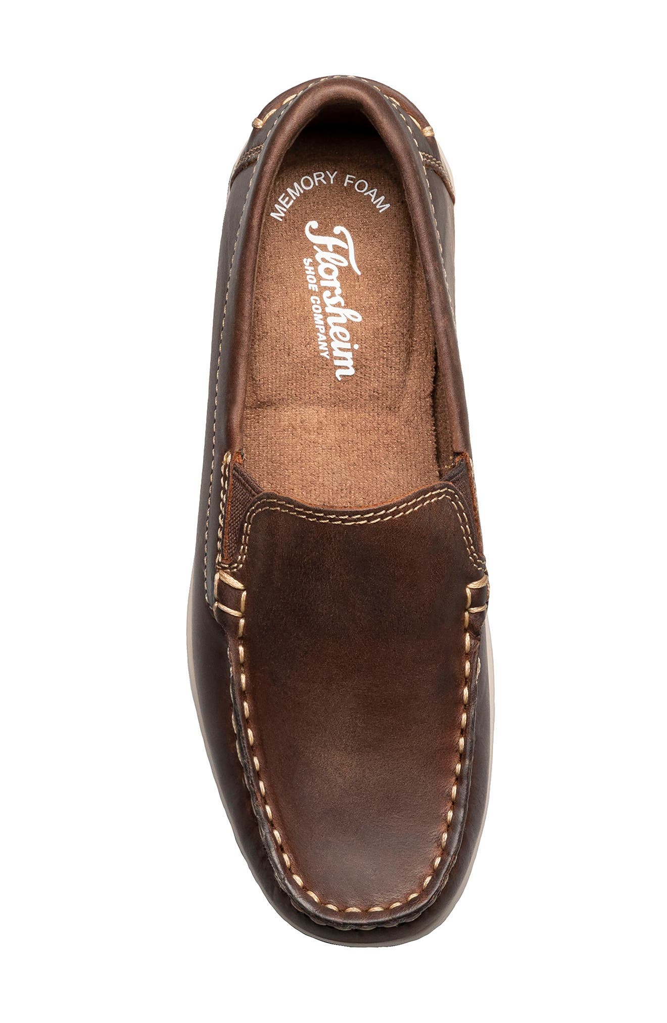 Florsheim Kids' Jasper Jr Venetian Loafer, Alternate, color, Brown Crazy Horse