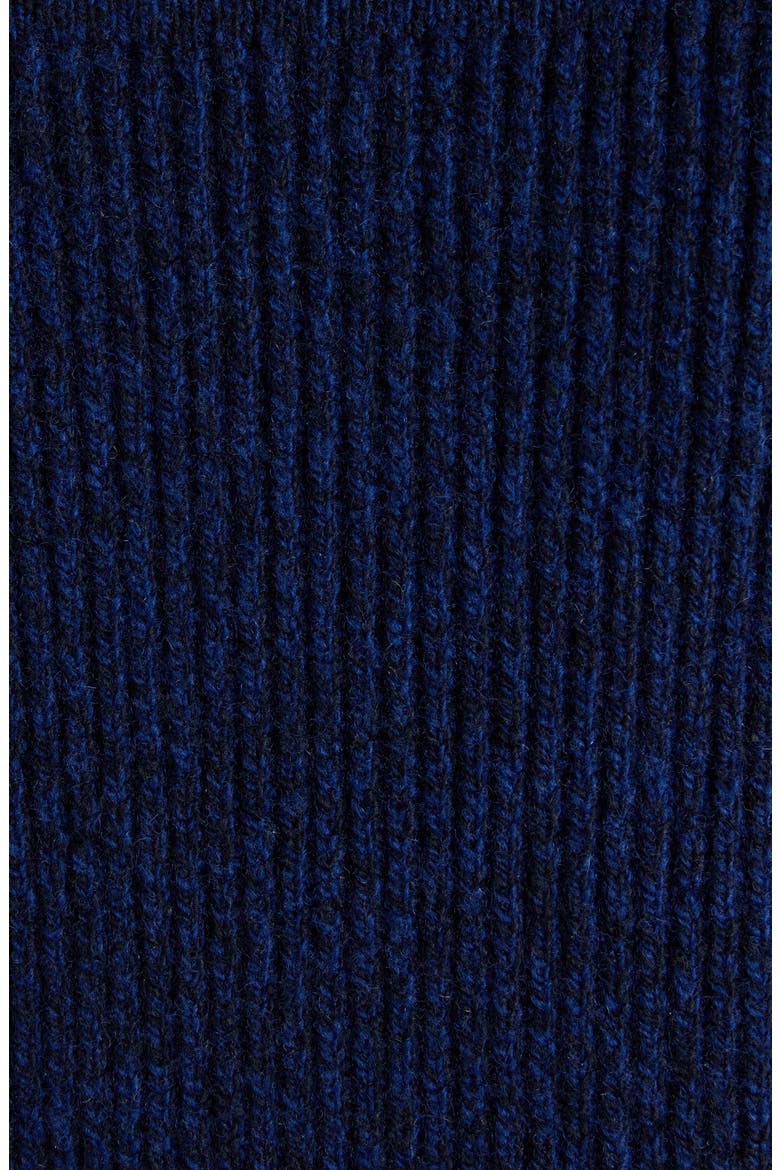 Asymmetric Rib Knit Sweater, Alternate, color, COBALT BLUE
