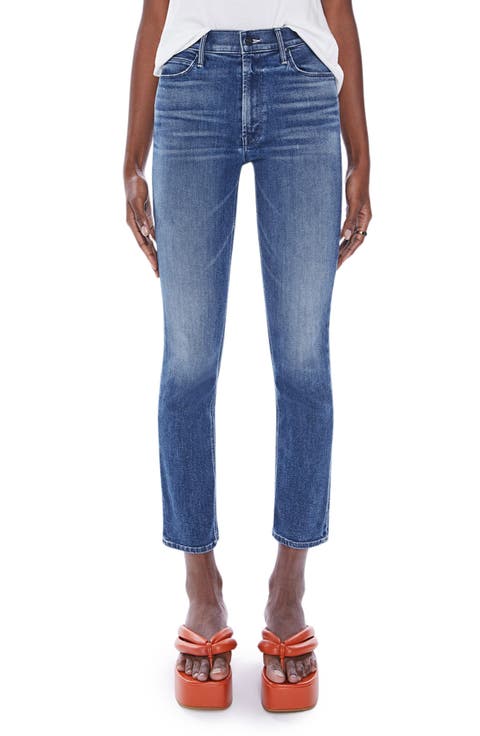 パンツ MOTHER Women Straight Pants 18881230ARGZ BLUE The Smarty Pants Flood - Connect The Dots | MOTHER DENIM